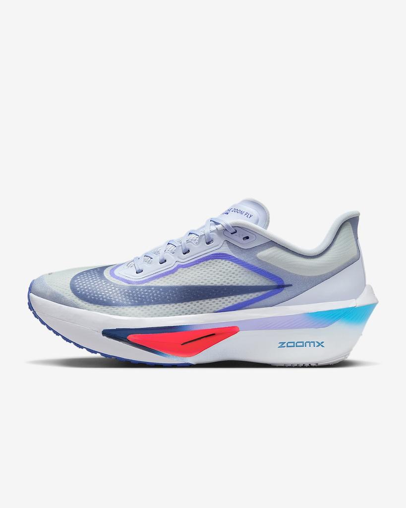 FN8454-002 Nike Zoom Fly 6 Ghost Football Grey Blue Lightning Blue Void (Men's)