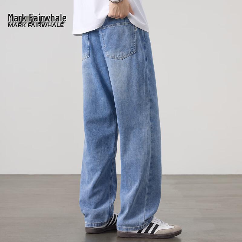 Mark Fairwhale Men's Vintage Washed Straight Jeans