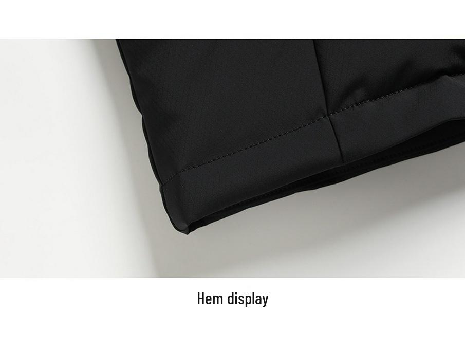 2025 Autumn/Winter Men's Hooded Down Jacket: Warm, Casual, Cold Protection for Middle-aged