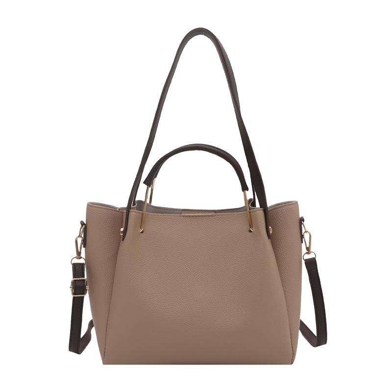 Bags Women's Fashion Simple Shoulder Handbags Large Capacity Light Luxury Foreign Style Messenger Bags