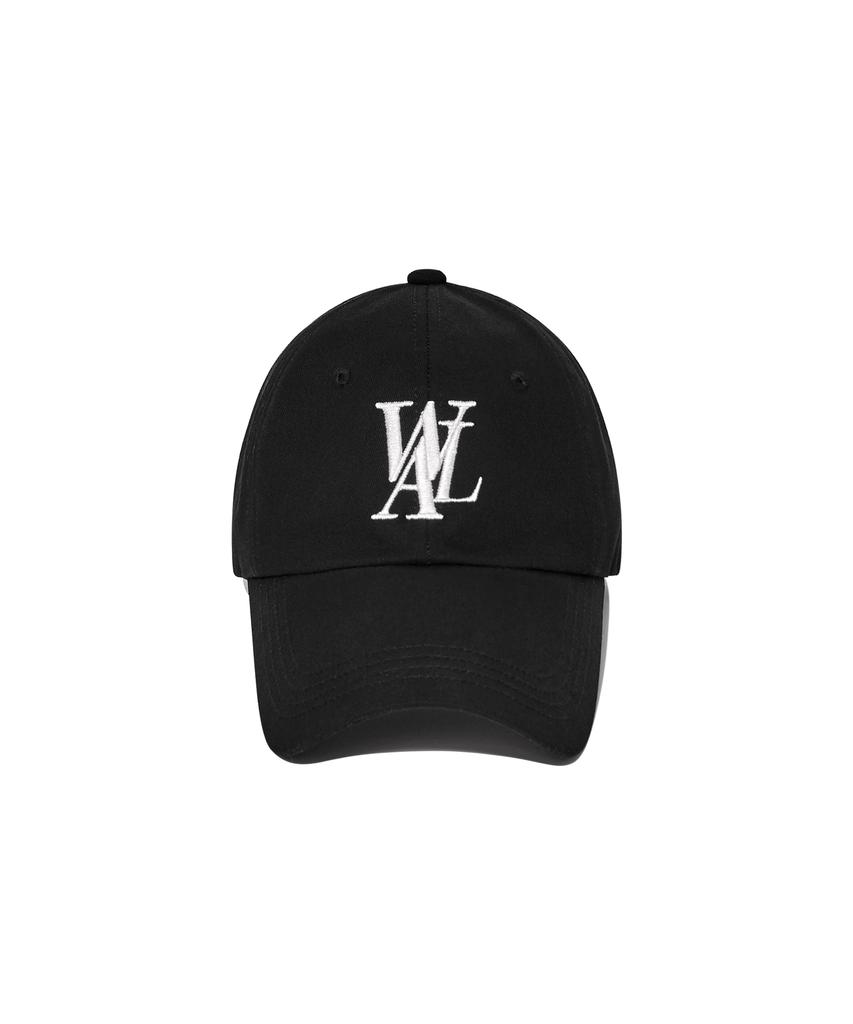 Uallong Deep Signature Logo Ball Cap - Black