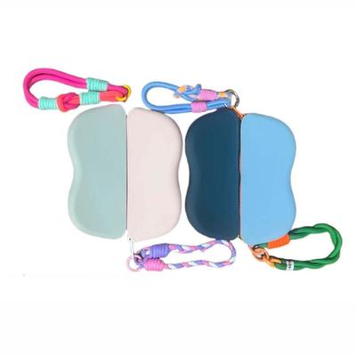 Hanging Bag Waterproof Silicone Glasses Bag Portable Dustproof Coin Purse Cosmetic Bag