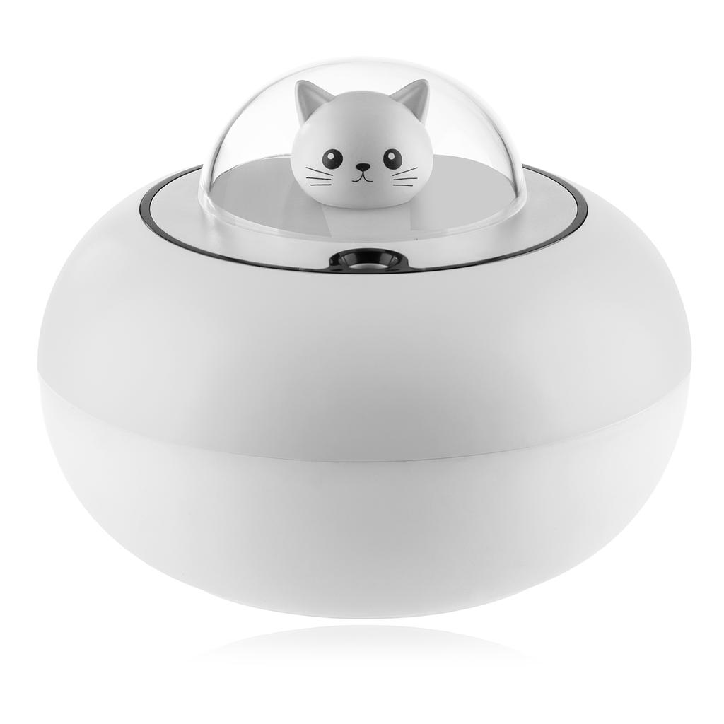 Schöne Katze Luftbefeuchter USB Aromatherapie Nebel Maker Fogger Mit LED Lampe Mini Tragbarer Ultraschall Aroma Diffusor Luftreiniger