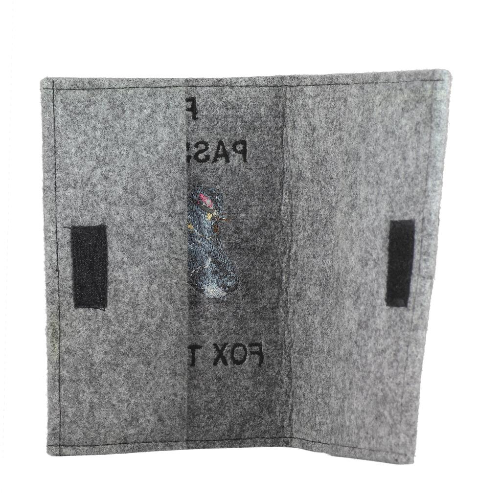 Fox Terrier Smooth - Dog passport case, document case, gift for the traveller from the Art-Dog brand