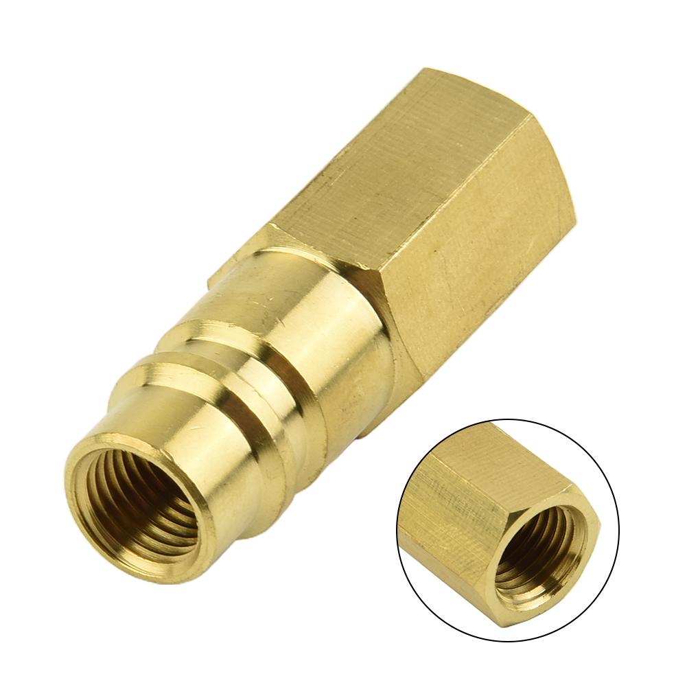 Quality Brass Adapter for Car Conditioner with 1/4 SAE Internal Thread