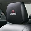 1 STuks Heet Auto Hoofdsteunhoes Geschikt Voor Mitsubishi Asx Lancer Outlander Pajero Ralliart Accessoires Auto Styling