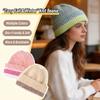 Wool Balaclava Caps Thickened Women Hooded Hat Fashion Knitted Beanies Cap  Winter Season