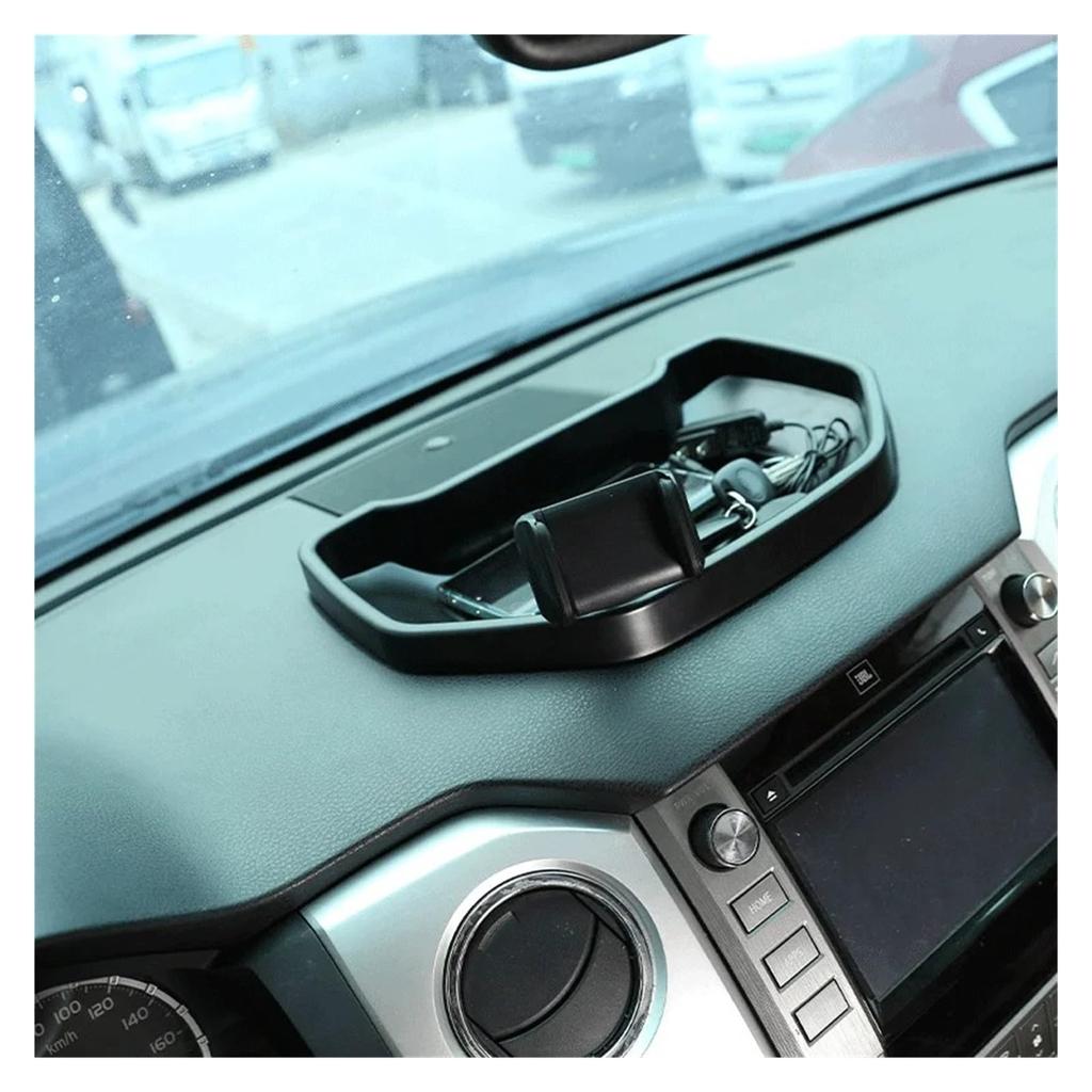 Interior Parts Tundra 2014-2020 ABS Dashboard Cell Phone Holder Storage Box Car Accessories Car Interiors