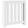 White Radiator Cover 78 x 20 x 82 cm Particleboard