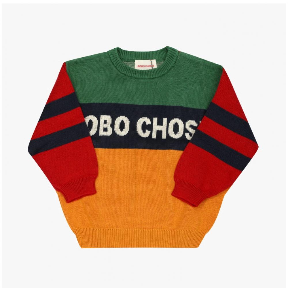 Bobo Choses Kids Color Block Knit B225ac109