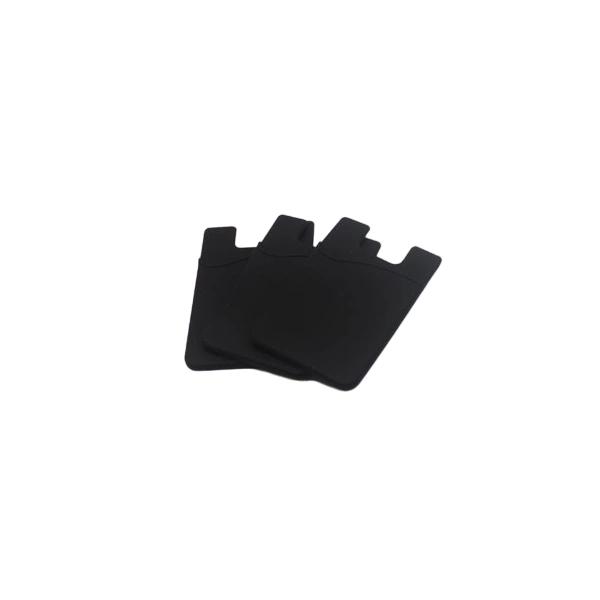 Samoprzylepne Etui Na Karty Na Tył Telefonu - Czarne