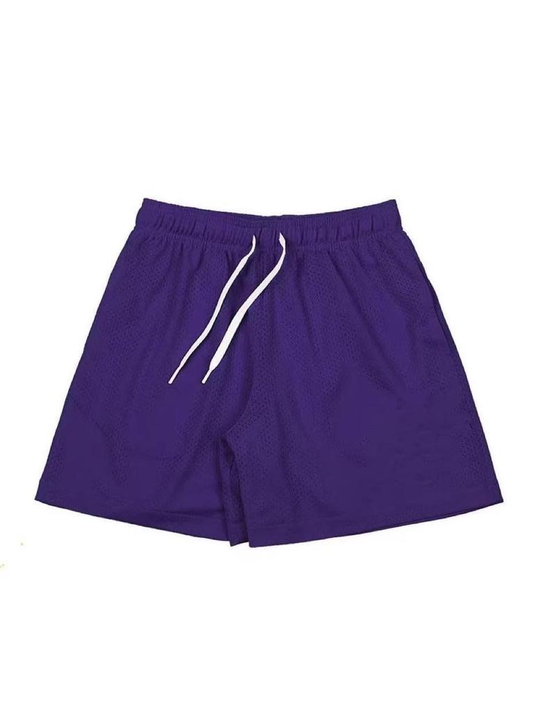 Unisex Heavyweight Washable Summer Mesh Shorts and Capris for Casual Wear