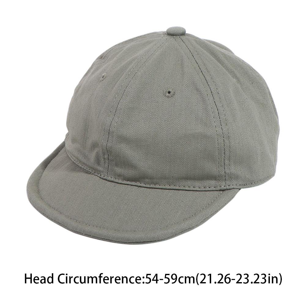 Sunscreen Short Brim Baseball Cap Solid Color Peaked Cap Fashion Sun Hat Sports