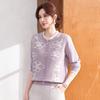 Elegant Spring Knit Top for Middle-Aged Women: New 2026 Style for Moms