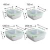 304 Stainless Steel Square Fresh-keeping Box Leak-proof Food Storage Container  Preparing Meals
