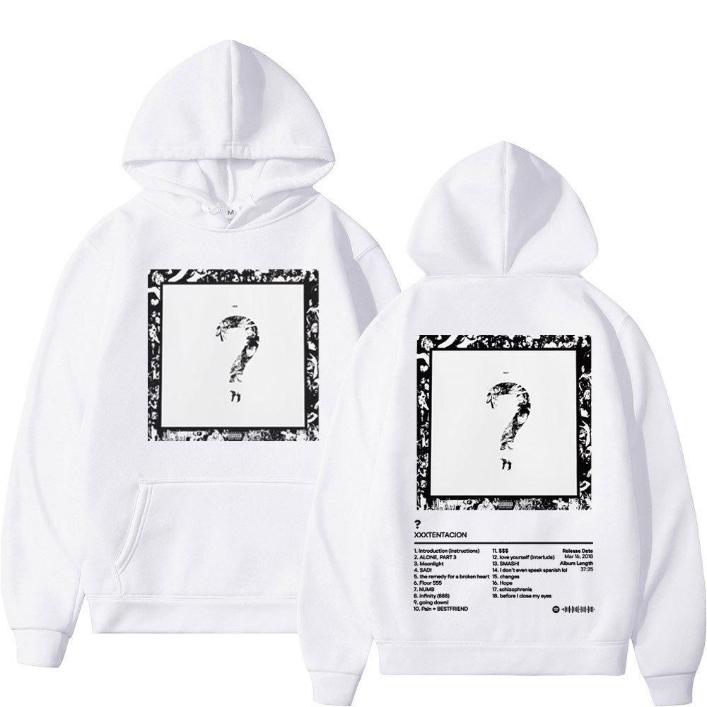 Rapper Xxx Music Album Printed Hoodies Men Women Fashion