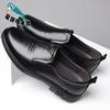 Men's Leather Shoes Genuine Leather 2025 Autumn New Round Head Dad Shoes Non-slip Large Size Shoes Leather Shoes