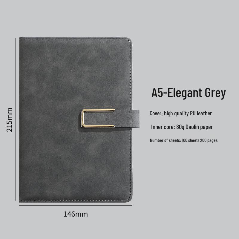 A5 Customizable Buckle Business Notebook with Logo