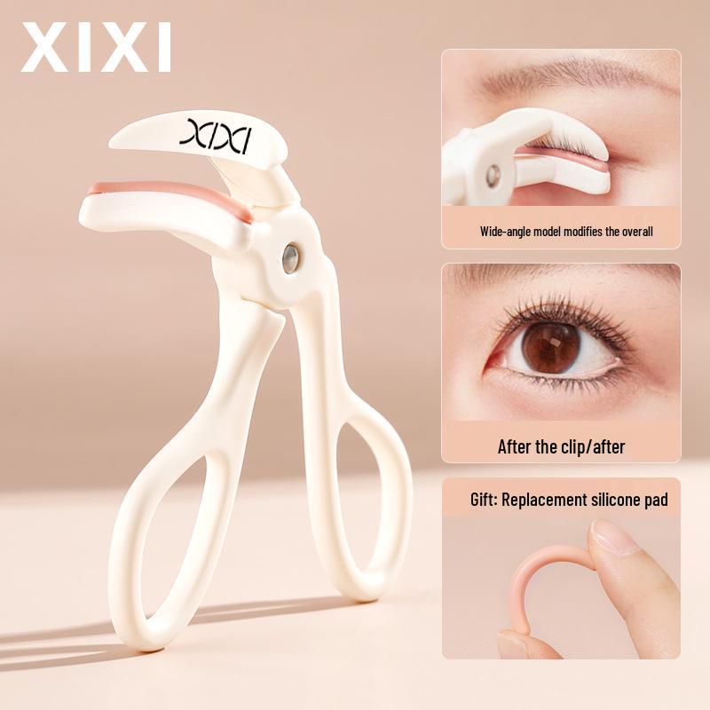 XiXi Wide-Angle One-Clip Eyelash Curler - Compact, Portable, Easy to Use, Curls Without Pinching Eyelids