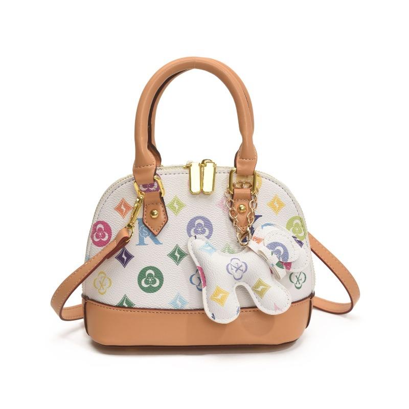 

Новая женская сумка Guteco, сумка-тоут, сумка-ракушка в стиле ретро, модная нишевая сумка контрастных цветов для пресбиопии Without pendant белый