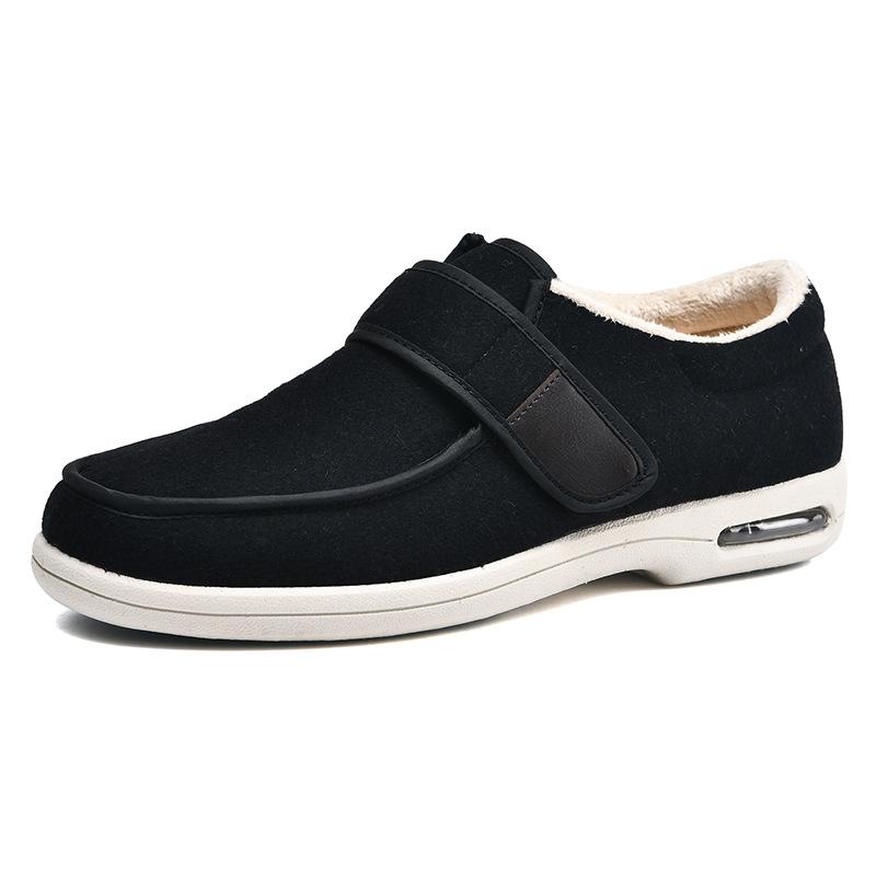 

Осенне-зимние флисовые кроссовки для ходьбы теплые и флисовые 40 чёрный