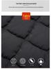 Men's Plus Size Hooded Winter Cotton Jacket - Casual and Versatile Dad Style Outerwear