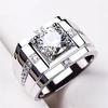 Silver Ring 5A Zircon For Men Women Wedding Fine Jewelry Accessories Party Gift Fashions