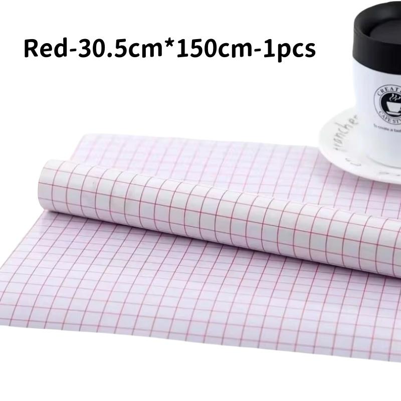 100cm Roll Clear Vinyl Application Tape Alignment Grid Transfer Paper Tape Adhesive DIY Transfer Tape For Vinyl Decal