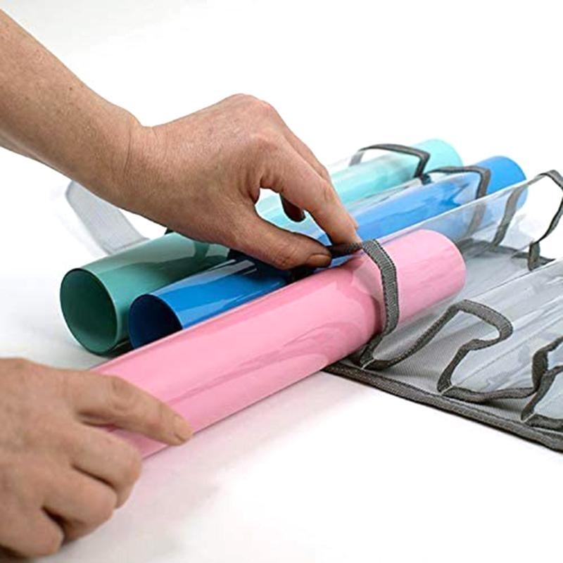 Vinyl Roll Holder Vinyl Storage Hanging Bag Wall Mount Craft