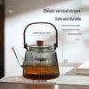 YIHUTEA Elegant Handmade Glass Teapot Kettle