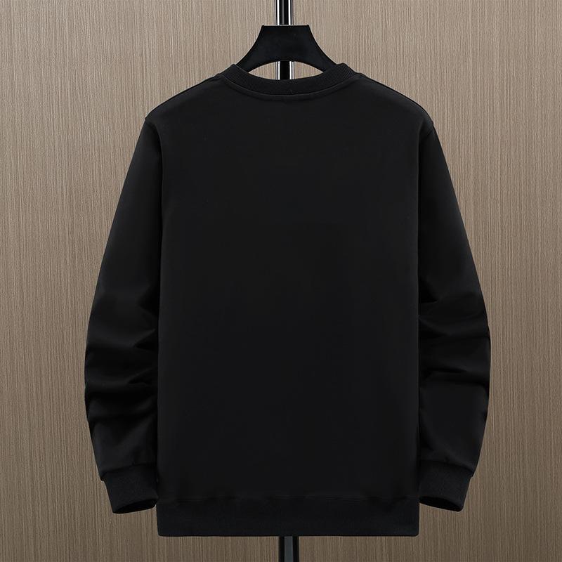 Spring and Autumn Plus Size Sweatshirt Men's Round Neck Loose Big Belly Casual Long-sleeved Bottoming Shirt  4XL-11XL