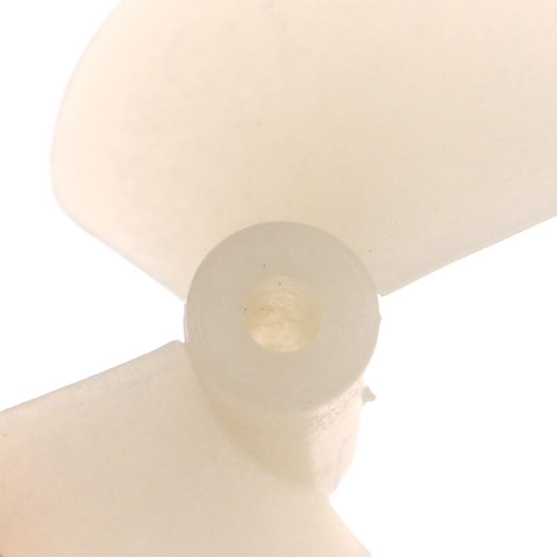 2 Pairs D22Mm/26Mm Cw/Ccw Electric Nylon Prop Screw Diy White Two Leaf Propellers For Rc Boats Models 2Mm Shaft