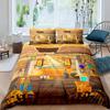 Ancient Egypt Pharaoh King Queen Duvet Cover African Egyptian Style Bedding Set For Teens Adults Black Tribe Ethnic Quilt Cover