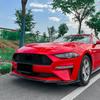 For Ford Mustang MK6.5 2018-2023 Front Bumper Side Spoiler Cover Carbon Fiber Look/Gloss Black Lower Splitter Canard Protector