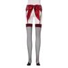 Pantyhose Women Hollow Big Bow Backless Stockings Lace Transparent Mesh Sexy Elastic Oil Shiny Glossy Ultra-Thin Sockings