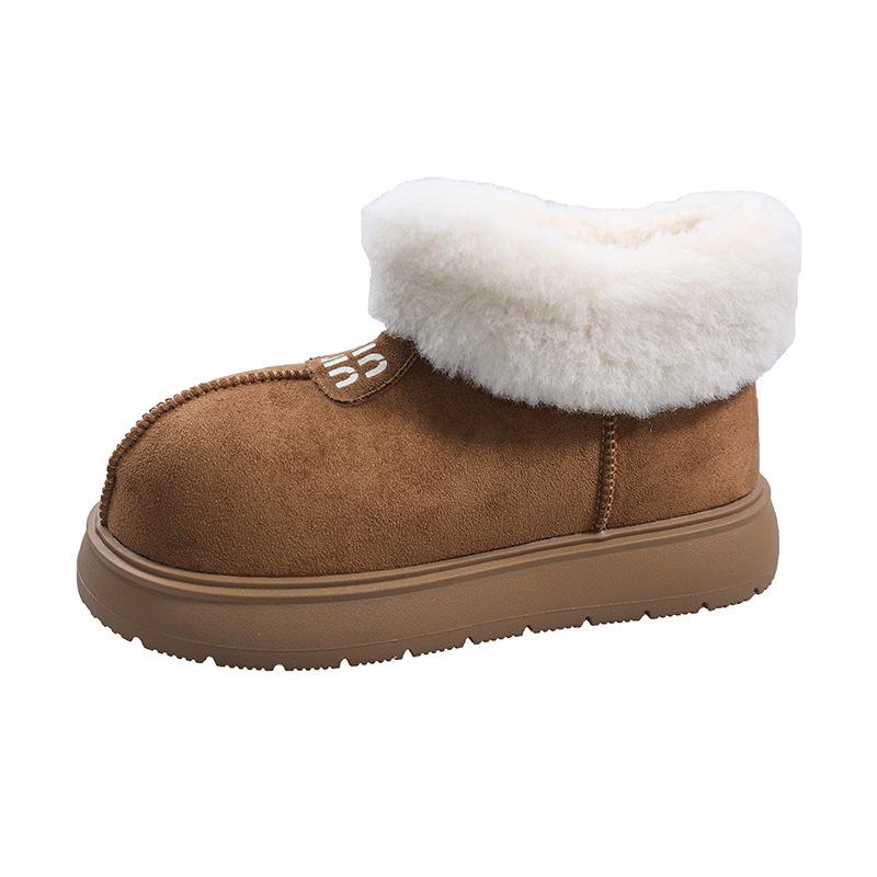 

Ziyan © оригинальная серия милые капи~ большеголовые теплые зимние сапоги женские новые зимние на толстой подошве короткие сапоги 40