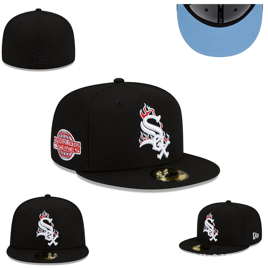 Baseball Fully Enclosed Baseball Cap, Non-Adjustable, Can Be Worn Upside Down, New Dense Embroidered American Hip-Hop Baseball League Size Cap