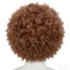 Capelli Ricci Ondulati Corti Colorati Resistenti al Calore Tifoso di Calcio Che Indossa Parrucche Halloween
