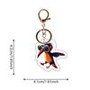 [Sky Color] 6-piece Set Thun Sahool Key Chain Acrylic Key Chain Mobile Phone Key