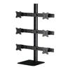Aliver AL621 Triple-Layer Six-Monitor Desktop Stand
