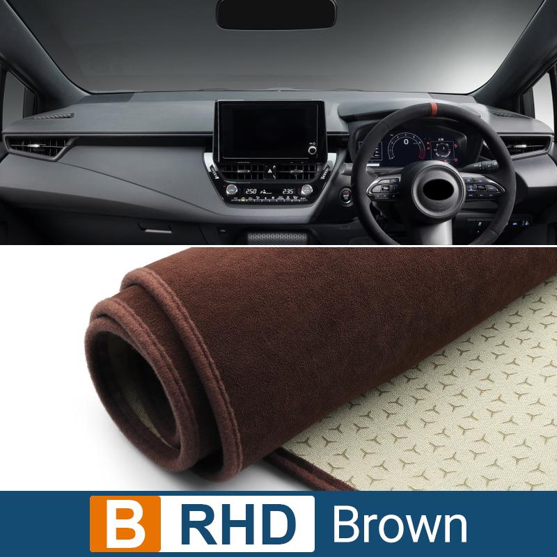 Car Dashboard Cover Avoid Light Pad Anti-UV Carpet Mats Case Non-Slip For Toyota Corolla E210 Hybrid