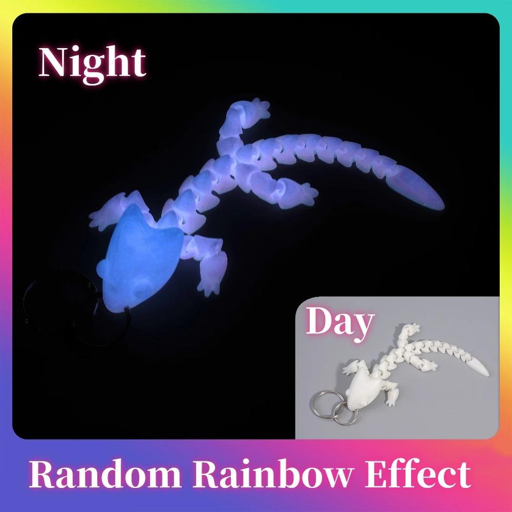 Fidget Toy Adjustable Body Joints Pendant Charms Articulated Dragon Lizard Toy  Kids Toy