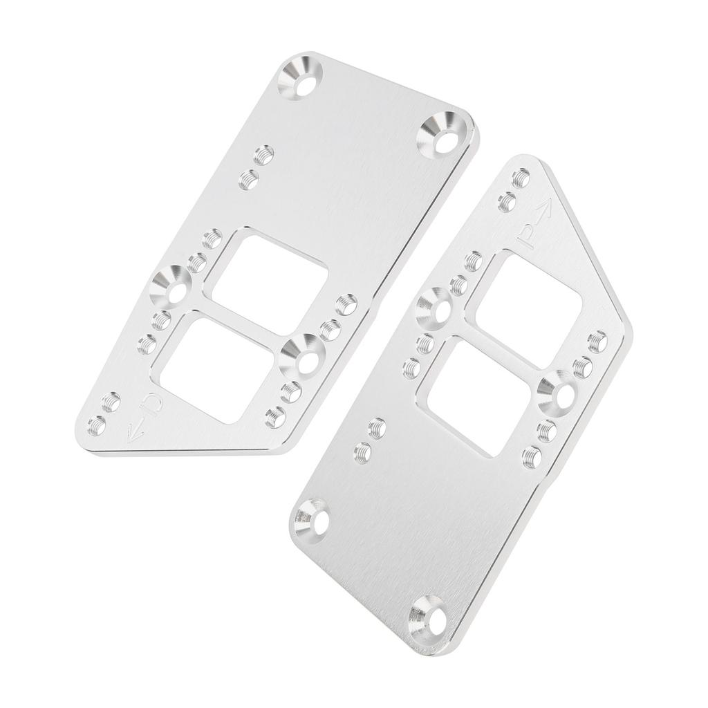 2pcs Engine Swap Bracket Conversion Plate Aluminium Alloy Replacement for Chevrolet LS1 LS2 LS3 LS6 LS Engine