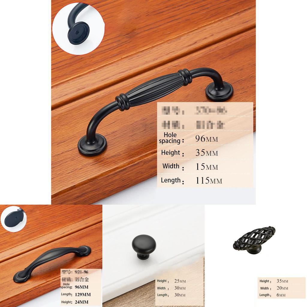 Elegant Modern Matte Black Nickel Kitchen Cabinet Handle With Superior Finish