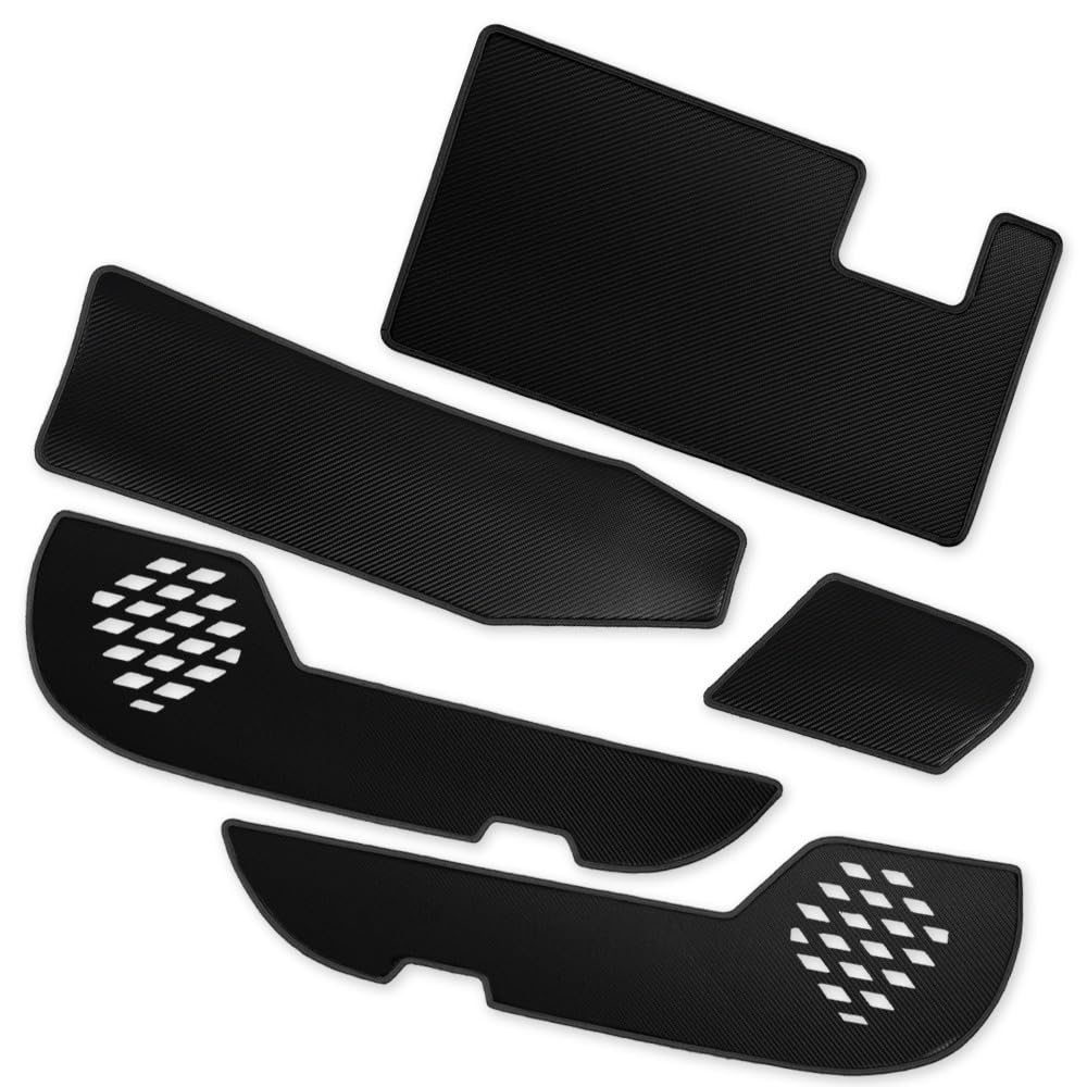 YOURS Crown Estate Kick Guard Set Kick Sewn in Protective Size S 3-Piece [Carbon-Look/Black] Guard, Japan, Protector, y705-009carbonblack [5],