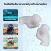 1 Pair Swimming Earplugs Silicone Waterproof Non-Slip Ear Plugs Friendly To Skin Noise Reduction Ear Plugs Swim Training Equipment