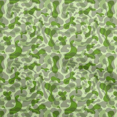Cotton Flex Green Fabric Abstract Dress Material Fabric Print Fabric By The Yard 40 Inch