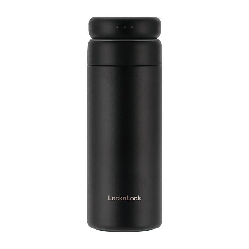 LocknLock Push-Lid Insulated Stainless Steel Mug