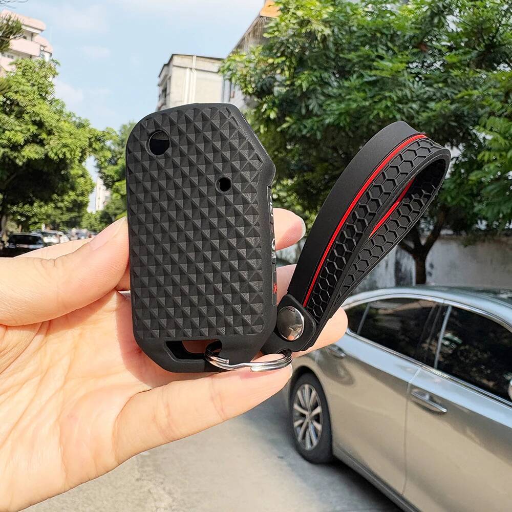 

Keychain Key Case Cover For Kia Kn Sportage R Stinger Sorento Ceed Cerato Forte Niro Soul Telluride Gtline Silicone Accessories
