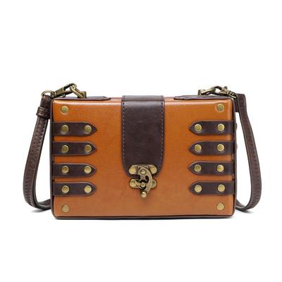 Retro Versatile Shoulder Bag for Women Crossbody Punk Industry Rivet Women Bags Satchels Leather PU Great Quality